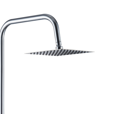 ZESTAW PRYSZNICOWY ŁAZIENKOWY Z DESZCZOWNICĄ ŚCIENNY MANS CHROM