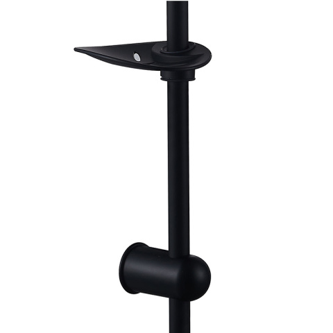 ZESTAW PRYSZNICOWY ŁAZIENKOWY Z DESZCZOWNICĄ ŚCIENNY MANS CZARNA