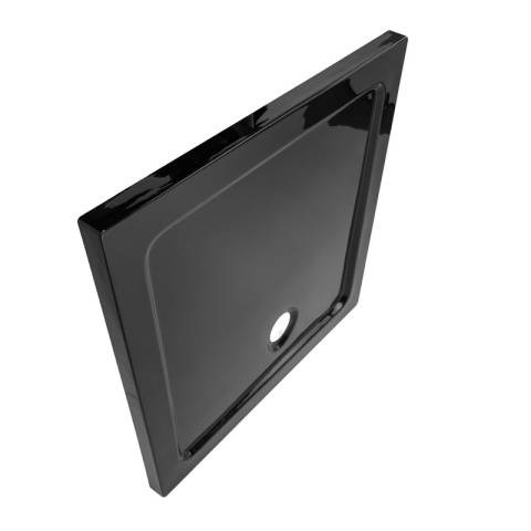 KABINA PRYSZNICOWA KWADRATOWA Z BRODZIKIEM KZ93C/ST06A CHROM/CZARNY 100x100