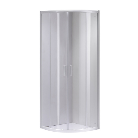 KABINA PRYSZNICOWA PÓŁOKRĄGŁA Z BRODZIKIEM KZ94C/ST01C BIAŁY/BIAŁY 100x100