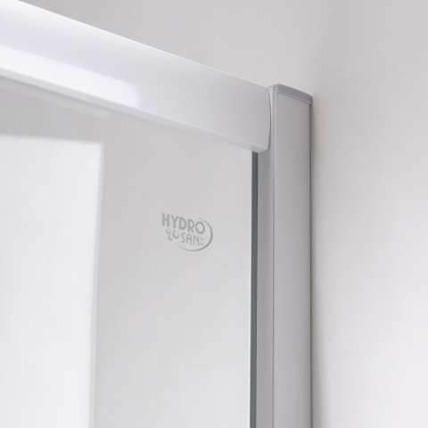 KABINA PRYSZNICOWA PÓŁOKRĄGŁA Z BRODZIKIEM KZ94C/ST01C BIAŁY/BIAŁY 100x100