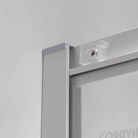 KABINA PRYSZNICOWA PÓŁOKRĄGŁA Z BRODZIKIEM KZ94C/ST01C BIAŁY/BIAŁY 100x100