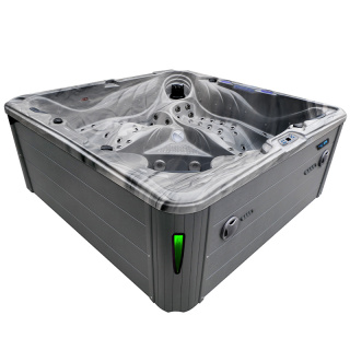 JACUZZI OGRODOWE WANNA SPA702 ODYSSEY OBUDOWA SZARA 230x230 CM