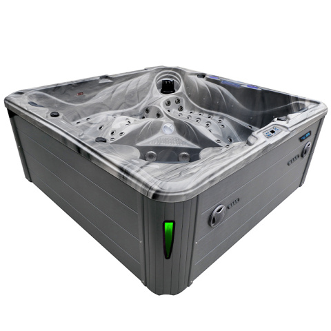 JACUZZI OGRODOWE WANNA SPA702 ODYSSEY OBUDOWA SZARA 230x230 CM