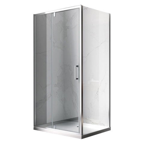 KABINA PRYSZNICOWA PROSTOKĄTNA ZES-KZ06D-120X80 CHROM 120x80 CM