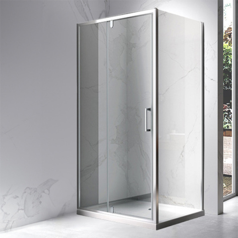 KABINA PRYSZNICOWA PROSTOKĄTNA ZES-KZ06D-120X80 CHROM 120x80 CM