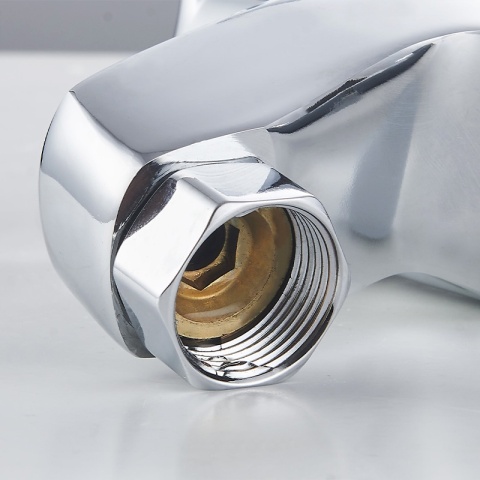 BATERIA KUCHENNA ŚCIENNA DOVER GIĘTKA CZARNA WYLEWKA PODSTAWA CHROM