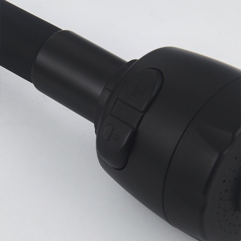 BATERIA KUCHENNA ŚCIENNA DOVER GIĘTKA CZARNA WYLEWKA PODSTAWA CZARNA