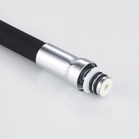 BATERIA KUCHENNA ŚCIENNA EBRO GIĘTKA CZARNA WYLEWKA PODSTAWA CHROM