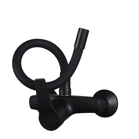 BATERIA KUCHENNA ŚCIENNA EBRO GIĘTKA CZARNA WYLEWKA PODSTAWA CZARNA