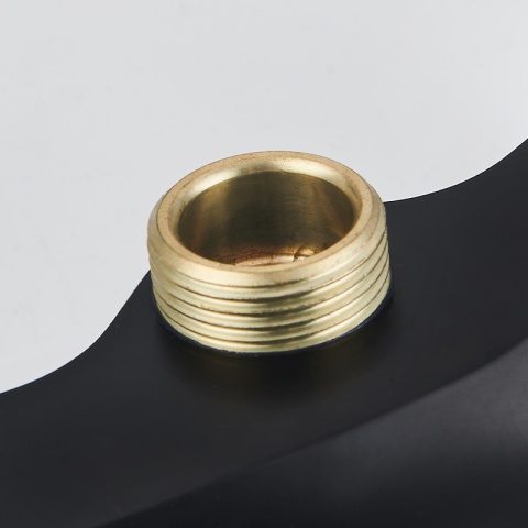 BATERIA KUCHENNA ŚCIENNA EBRO GIĘTKA CZARNA WYLEWKA PODSTAWA CZARNA