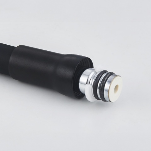 BATERIA KUCHENNA ŚCIENNA EBRO GIĘTKA CZARNA WYLEWKA PODSTAWA CZARNA