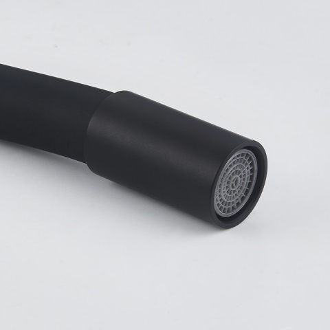 BATERIA KUCHENNA ŚCIENNA EBRO GIĘTKA CZARNA WYLEWKA PODSTAWA CZARNA