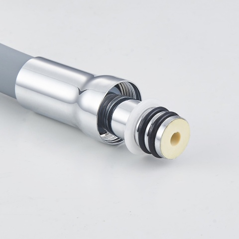 BATERIA KUCHENNA ŚCIENNA EBRO GIĘTKA SZARA WYLEWKA PODSTAWA CHROM