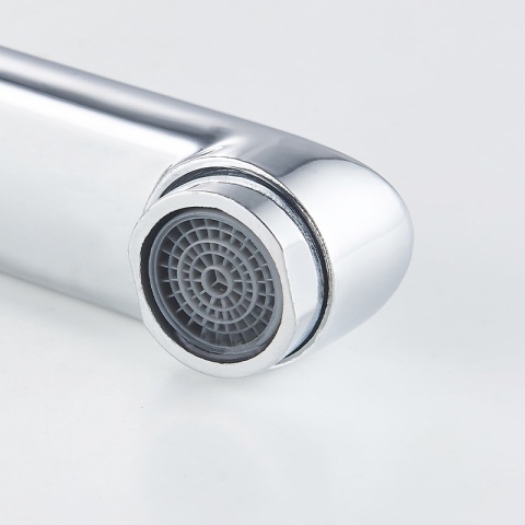 BATERIA KUCHENNA ŚCIENNA OBROTOWA WYLEWKA KRAN ELBA CHROM