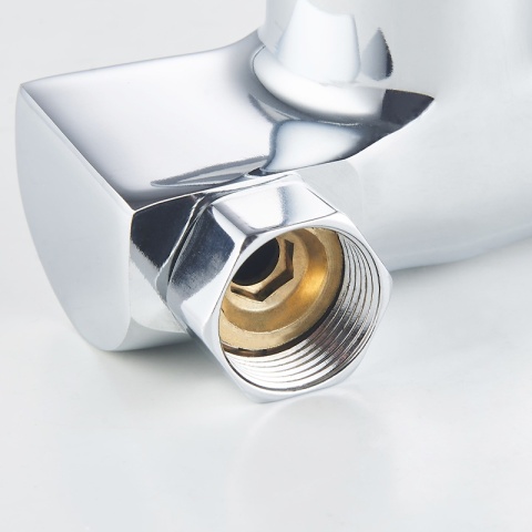 BATERIA KUCHENNA ŚCIENNA OBROTOWA WYLEWKA KRAN ELBA CHROM