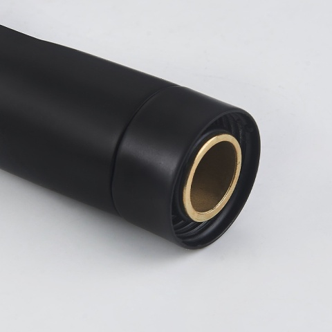 BATERIA KUCHENNA ŚCIENNA OBROTOWA WYLEWKA KRAN ELBA CZARNA