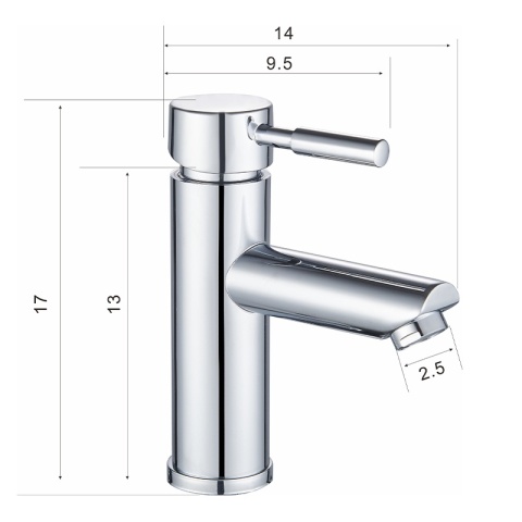BATERIA UMYWALKOWA ŁAZIENKOWA ARLEY CHROM