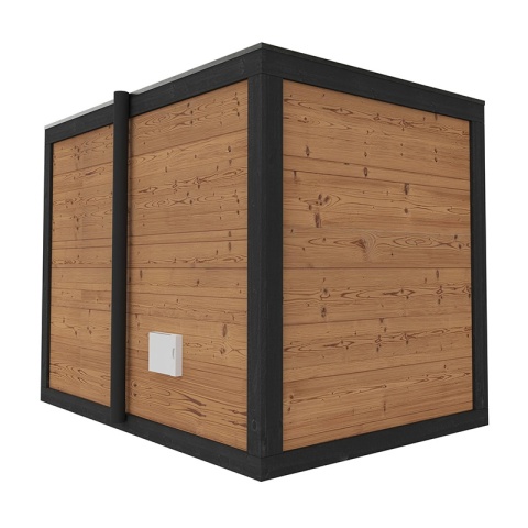 SAUNA OGRODOWA FIŃSKA ALTANKA Z PIECEM SELIN 9kW 6 OSOBOWA 205x300 CM