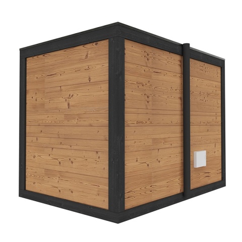 SAUNA OGRODOWA FIŃSKA ALTANKA Z PIECEM SELIN 9kW 6 OSOBOWA 205x300 CM