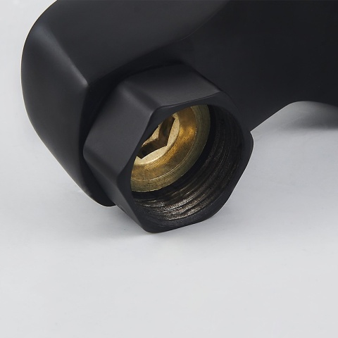 BATERIA KUCHENNA ŚCIENNA HARBOR GIĘTKA CZARNA WYLEWKA PODSTAWA CZARNA