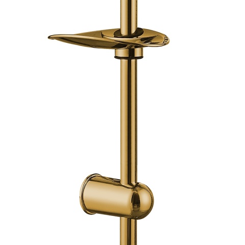 ZESTAW PRYSZNICOWY ŁAZIENKOWY Z DESZCZOWNICĄ ŚCIENNY MANS ZŁOTY