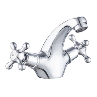 BATERIA UMYWALKOWA ŁAZIENKOWA STOJĄCA RETRO VIOLA CHROM