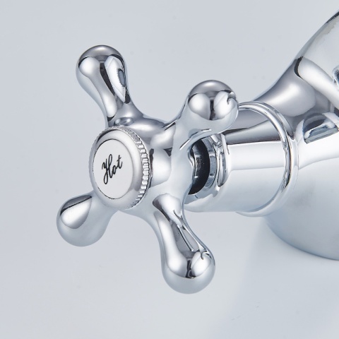 BATERIA UMYWALKOWA ŁAZIENKOWA STOJĄCA RETRO VIOLA CHROM