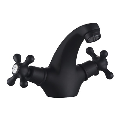 BATERIA UMYWALKOWA ŁAZIENKOWA STOJĄCA RETRO VIOLA CZARNA