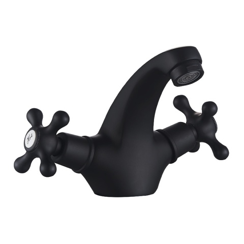 BATERIA UMYWALKOWA ŁAZIENKOWA STOJĄCA RETRO VIOLA CZARNA