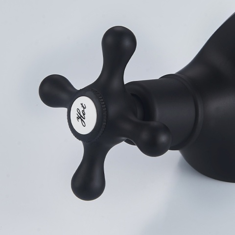 BATERIA UMYWALKOWA ŁAZIENKOWA STOJĄCA RETRO VIOLA CZARNA