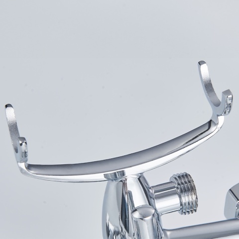 BATERIA WANNOWA ŚCIENNA PRYSZNICOWA ŁAZIENKOWA RETRO ZESTAW GLEN-CH CHROM