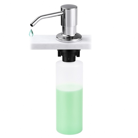 DOZOWNIK DO PŁYNU DO NACZYŃ DO ZLEWOZMYWAKA ZLEWU KUCHENNEGO CHROM TARA-CH