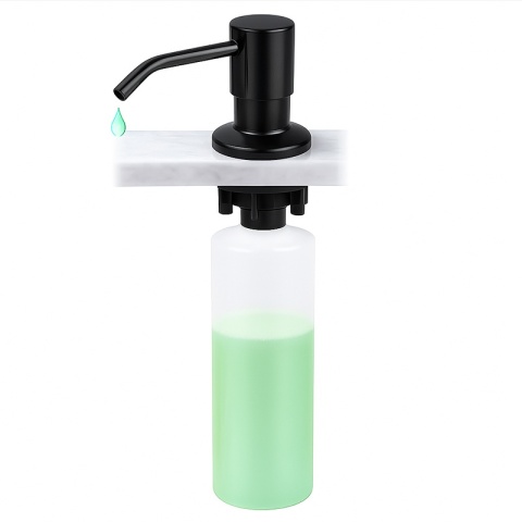 DOZOWNIK DO PŁYNU DO NACZYŃ DO ZLEWOZMYWAKA ZLEWU KUCHENNEGO CZARNY TARA-BL