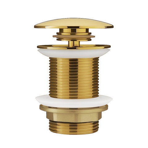 KOREK DO UMYWALKI KLIK-KLAK AUTOMATYCZNY BEZ PRZELEWU LARS-GL ZŁOTY