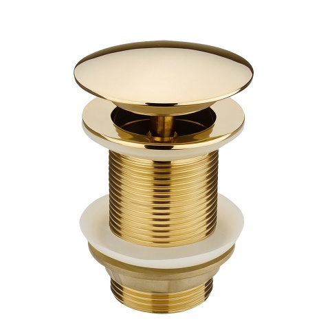 KOREK DO UMYWALKI KLIK-KLAK AUTOMATYCZNY BEZ PRZELEWU LARS-GL ZŁOTY