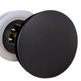 KOREK DO UMYWALKI KLIK-KLAK AUTOMATYCZNY Z PRZELEWEM KARL-BL CZARNY