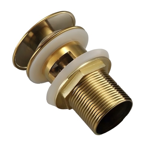 KOREK DO UMYWALKI KLIK-KLAK AUTOMATYCZNY Z PRZELEWEM KARL-GL ZŁOTY