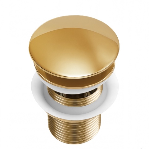 KOREK DO UMYWALKI KLIK-KLAK AUTOMATYCZNY Z PRZELEWEM KARL-GL ZŁOTY