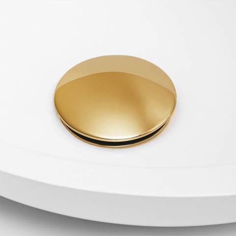 KOREK DO UMYWALKI KLIK-KLAK AUTOMATYCZNY Z PRZELEWEM KARL-GL ZŁOTY