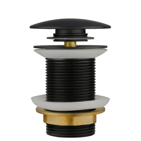 KOREK DO UMYWALKI KLIK-KLAK AUTOMATYCZNY BEZ PRZELEWU LARS-BL CZARNY