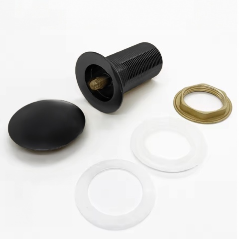 KOREK DO UMYWALKI KLIK-KLAK AUTOMATYCZNY BEZ PRZELEWU LARS-BL CZARNY