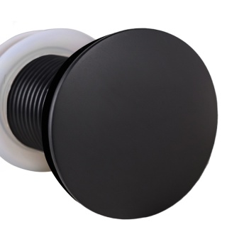 KOREK DO UMYWALKI KLIK-KLAK AUTOMATYCZNY BEZ PRZELEWU LARS-BL CZARNY