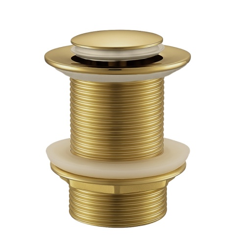 KOREK DO UMYWALKI KLIK-KLAK AUTOMATYCZNY BEZ PRZELEWU MARK-GL ZŁOTY