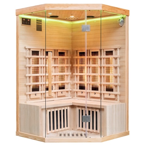 SAUNA SUCHA INFRARED NISKOTEMPERATUROWA ALTA6 2-3 OSOBOWA 120x120 CM