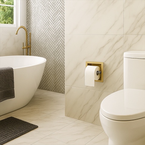 UCHWYT NA PAPIER TOALETOWY MARCO-GL ZŁOTY