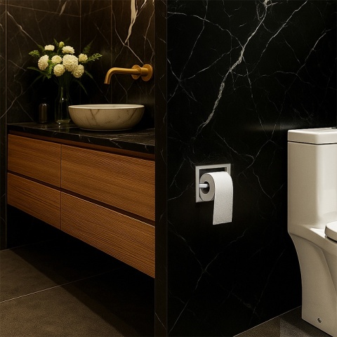 UCHWYT NA PAPIER TOALETOWY MARCO-WH BIAŁY