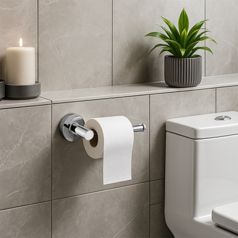 UCHWYT WIESZAK NA PAPIER TOALETOWY ADAM-CH CHROM