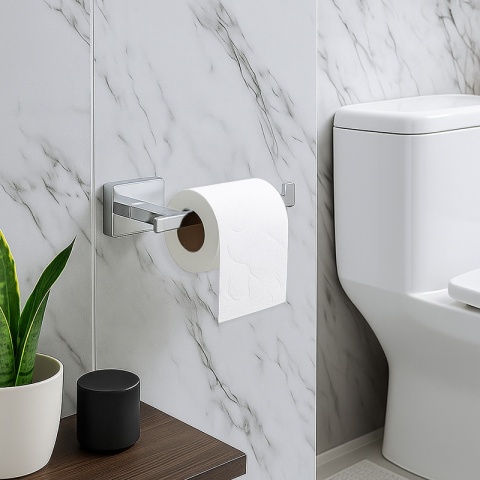 UCHWYT WIESZAK NA PAPIER TOALETOWY ARON-CH CHROM