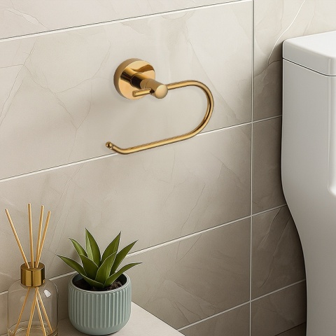 UCHWYT WIESZAK NA PAPIER TOALETOWY CEZAR-GL ZŁOTY